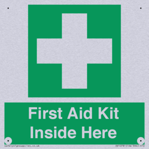 First Aid Kit Inside Here